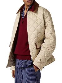 Quilted Technical Pongé Blouson