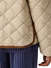 Quilted Technical Pongé Blouson