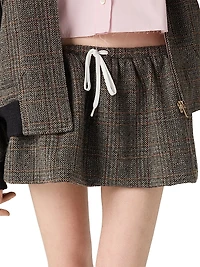 Chevron Mini-Skirt