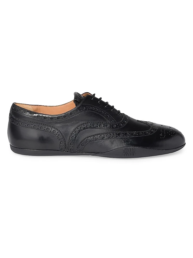 Calf Leather Brogue Shoes