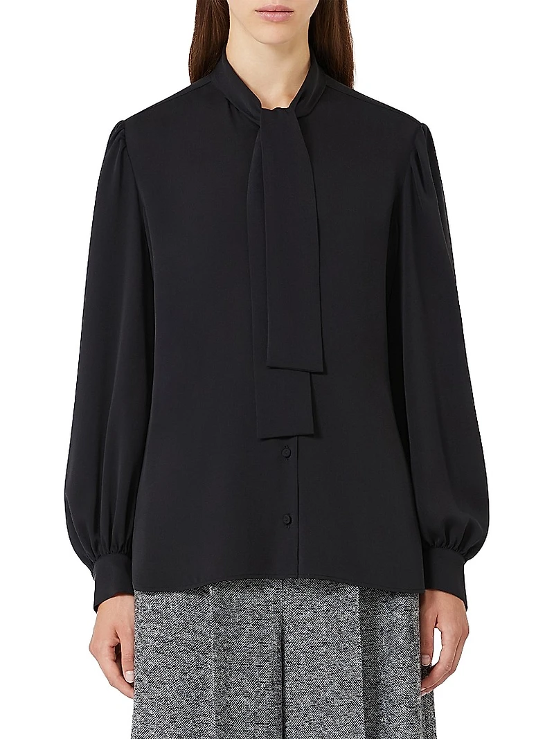 Silk Charmeuse Shirt