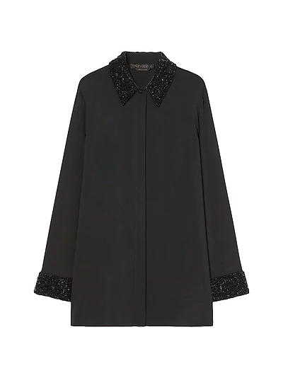 Lightweight Cady Tunic with Embroidery