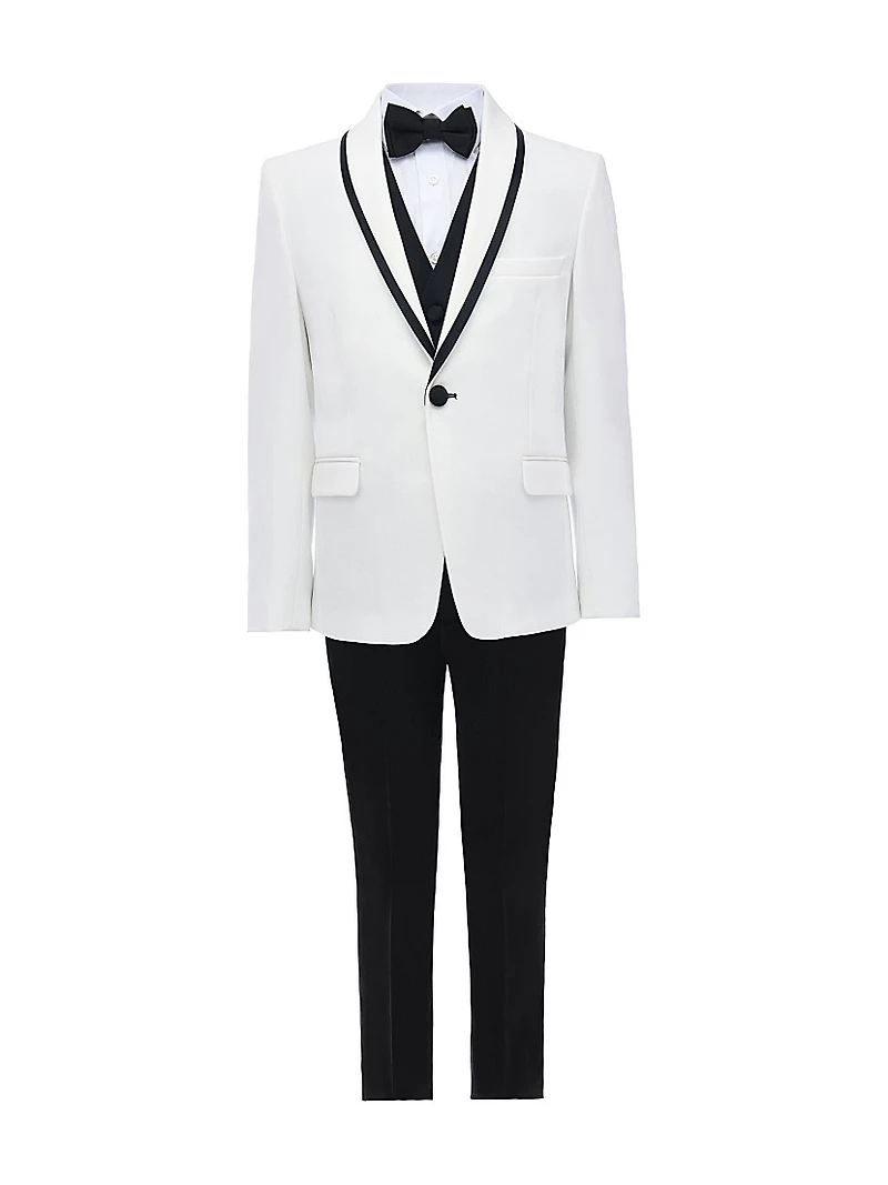Little Boy's & Suit Set with Black Accents