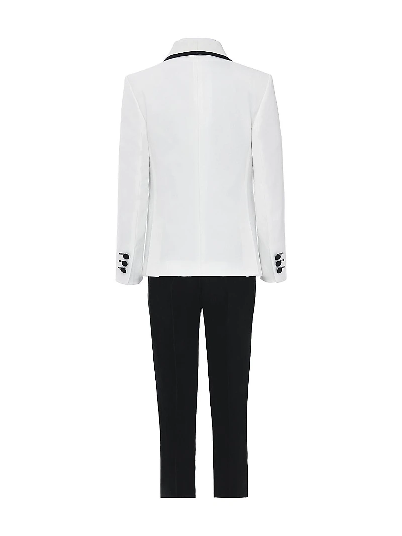 Little Boy's & Suit Set with Black Accents