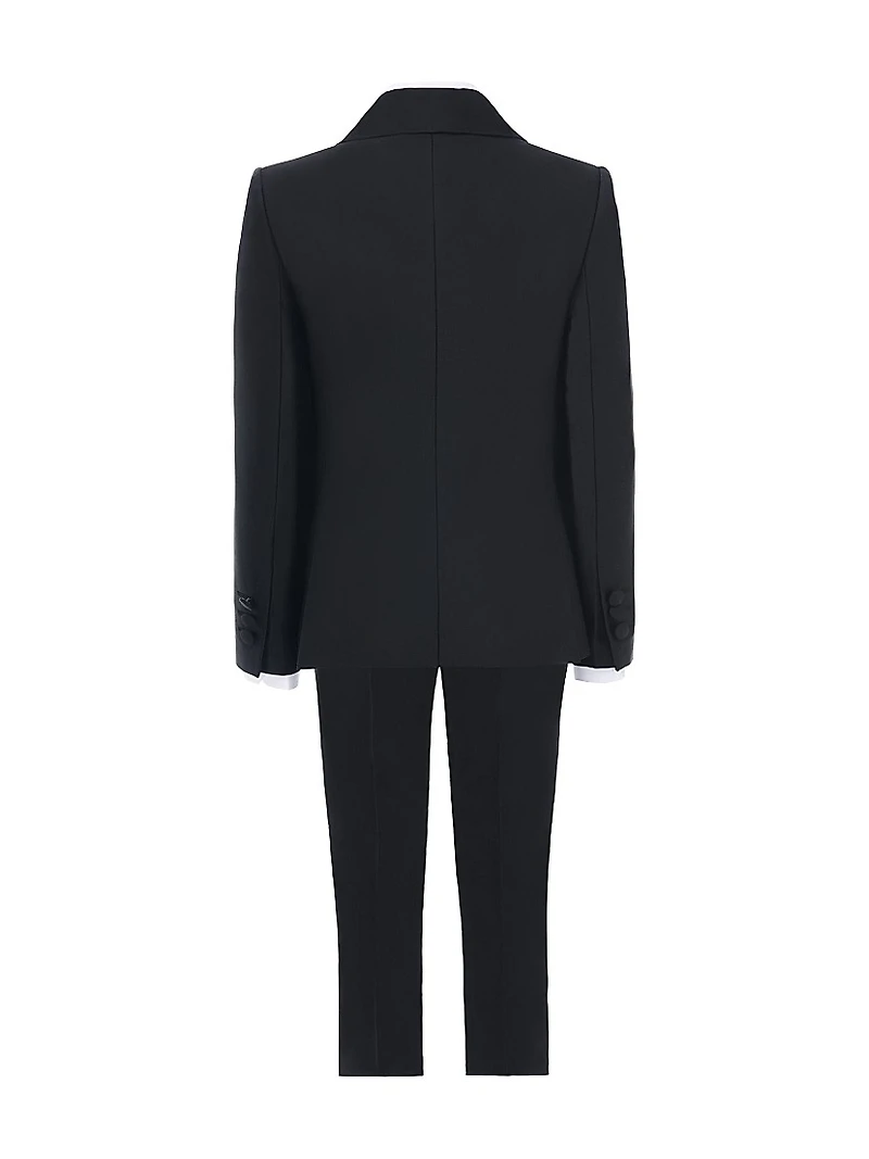 Little Boy's & Glitter Lapel Suit