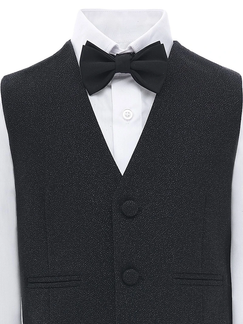 Little Boy's & Glitter Lapel Suit