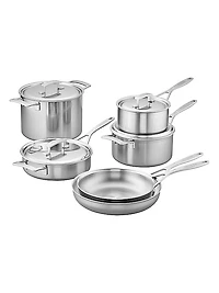Industry 5-Ply 10 Piece Stainless Steel Cookware Set