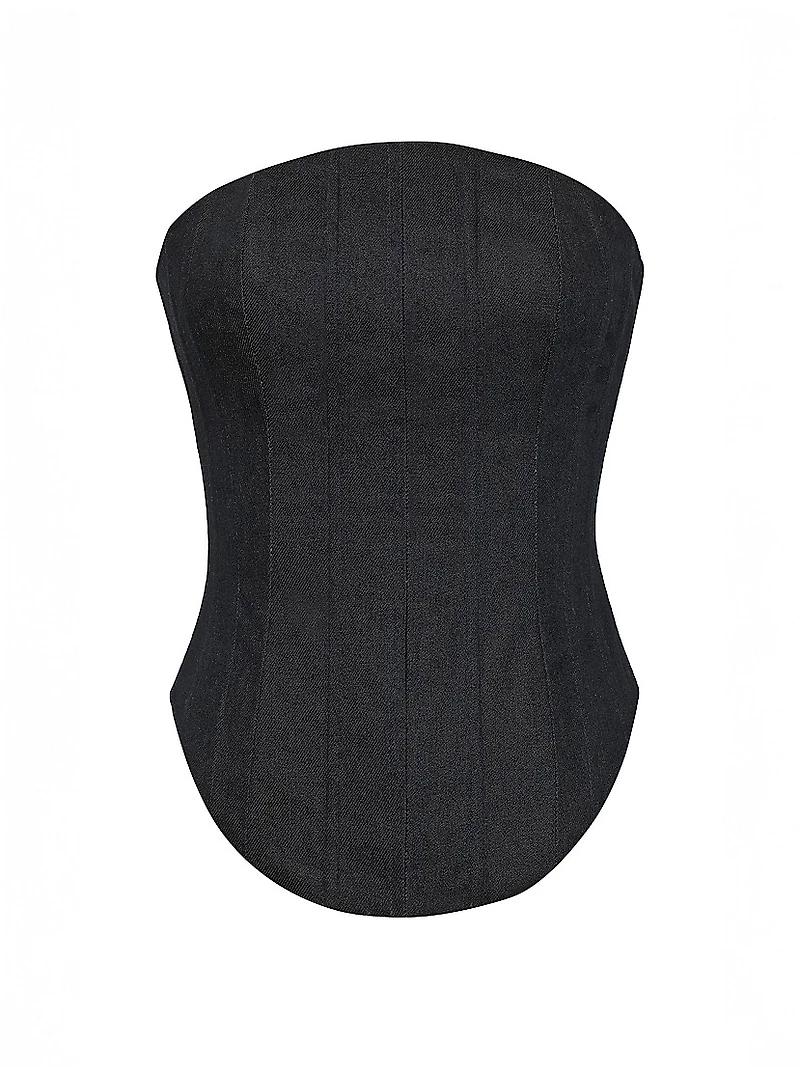 Denim Corset