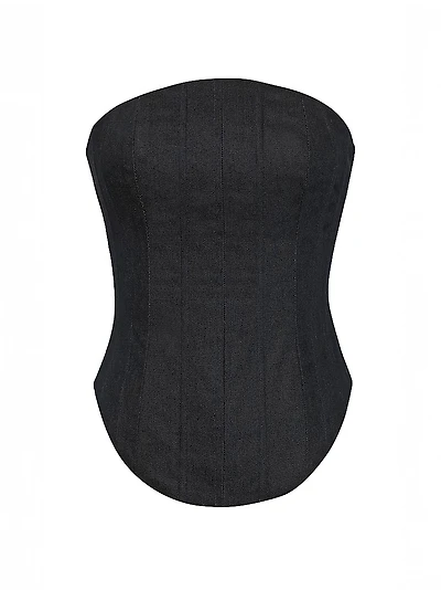 Denim Corset