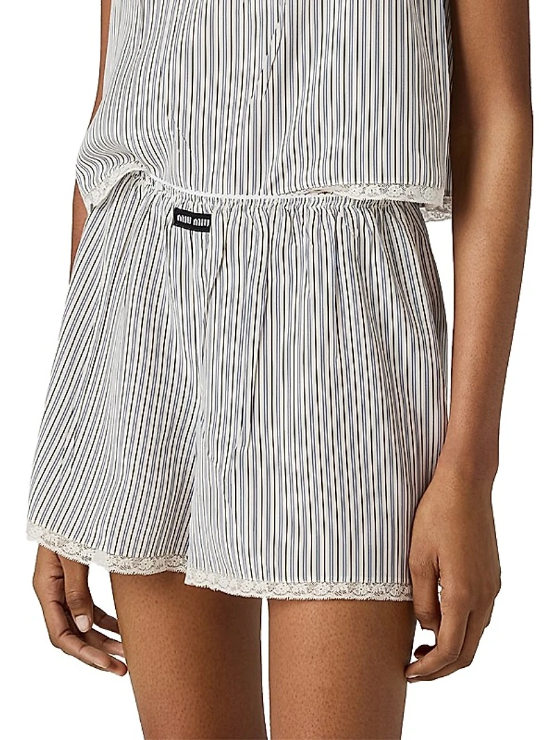 Crepe De Chine Boxer Shorts