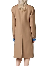 Single-Breasted Double Cashmere Coat
