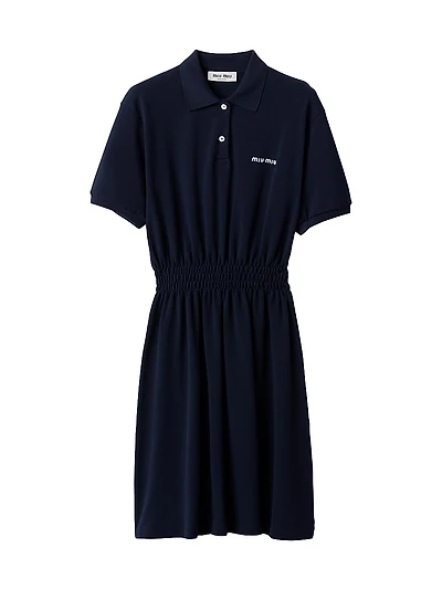 Cotton Piqué Dress