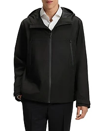 Mesh-Lined Jacket with Water-Repellent Finish
