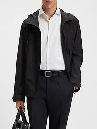 Mesh-Lined Jacket with Water-Repellent Finish