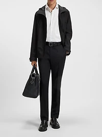 Mesh-Lined Jacket with Water-Repellent Finish