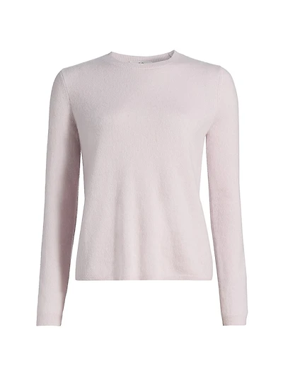 Crewneck Rib-Knit Cashmere-Silk Sweater