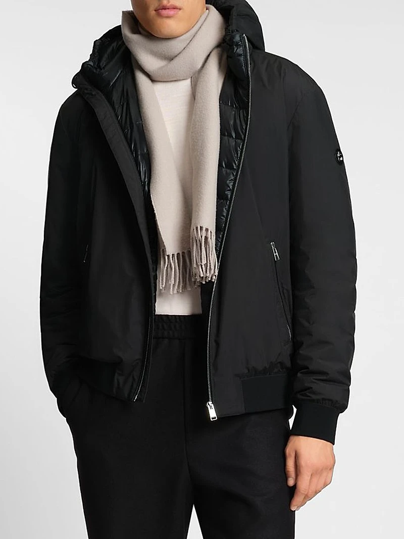 Down-Filled Jacket with Water -Repellent Finish