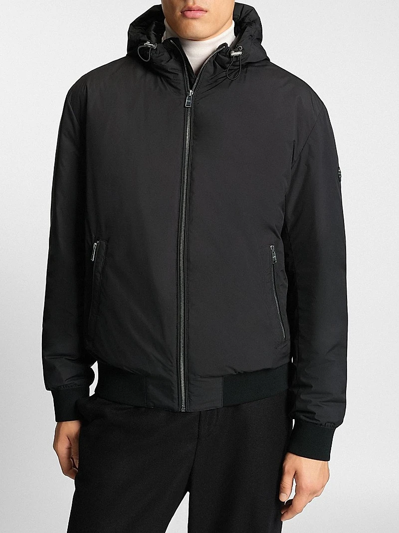 Down-Filled Jacket with Water -Repellent Finish