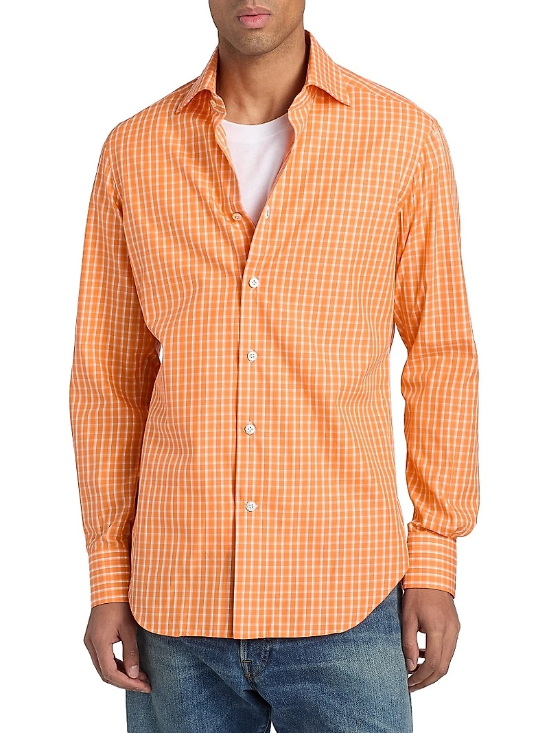 Check Cotton Shirt