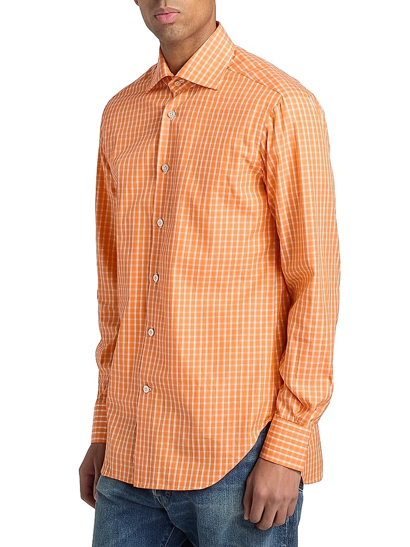 Check Cotton Shirt
