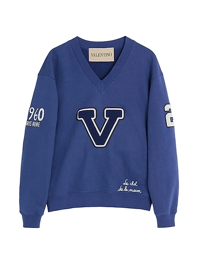 Embroidered Cotton Sweatshirt