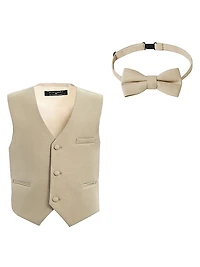 Little Boy's & Vest and Bow Tie Set