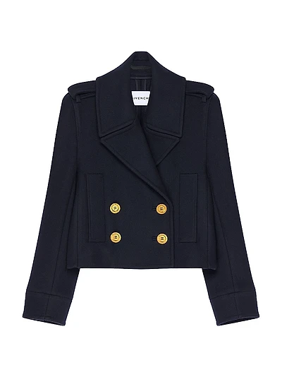 Short Pea Coat Wool