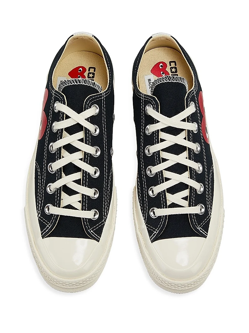 CdG PLAY x Converse Women's Chuck Taylor All Star Peek-A-Boo Low-Top Sneakers