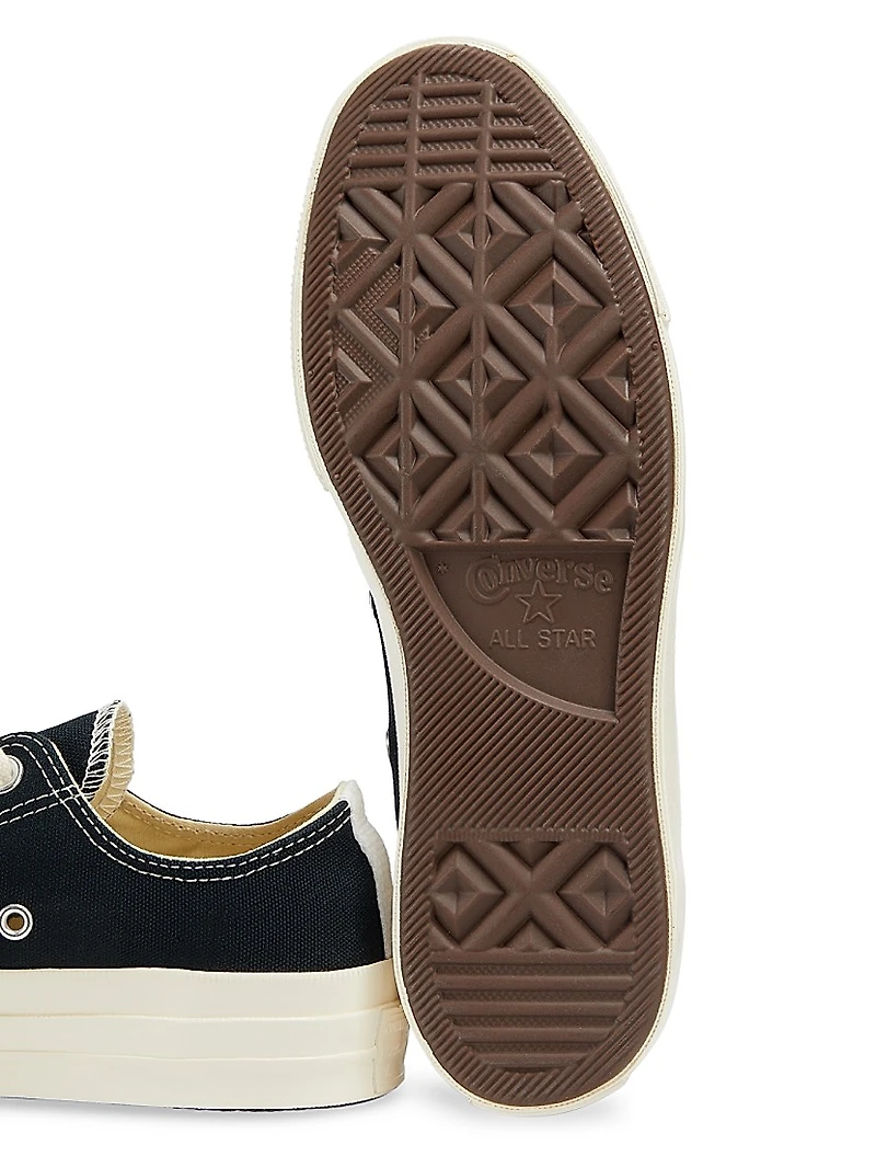 CdG PLAY x Converse Women's Chuck Taylor All Star Peek-A-Boo Low-Top Sneakers