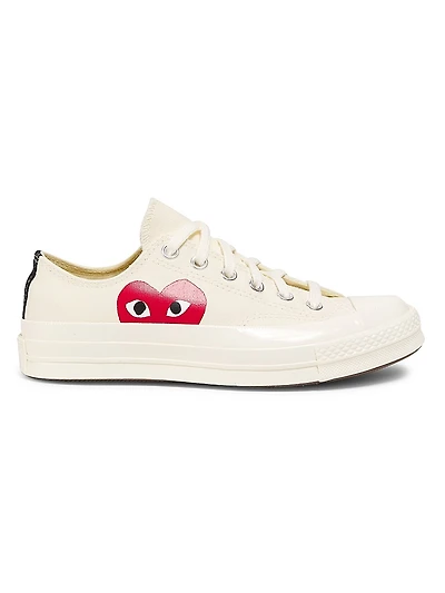 CdG PLAY x Converse Women's Chuck Taylor All Star Peek-A-Boo Low-Top Sneakers