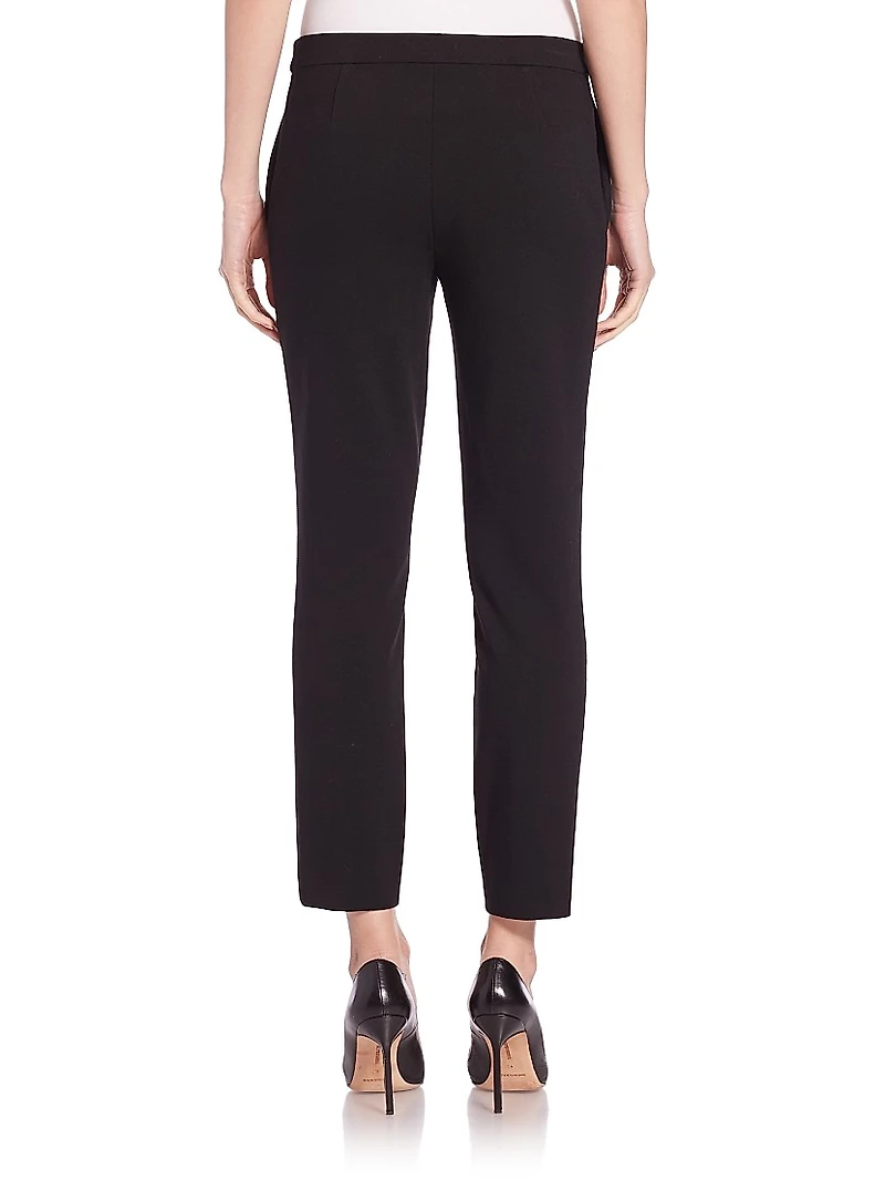 Thaniel Twill Slim-Fit Crop Pants