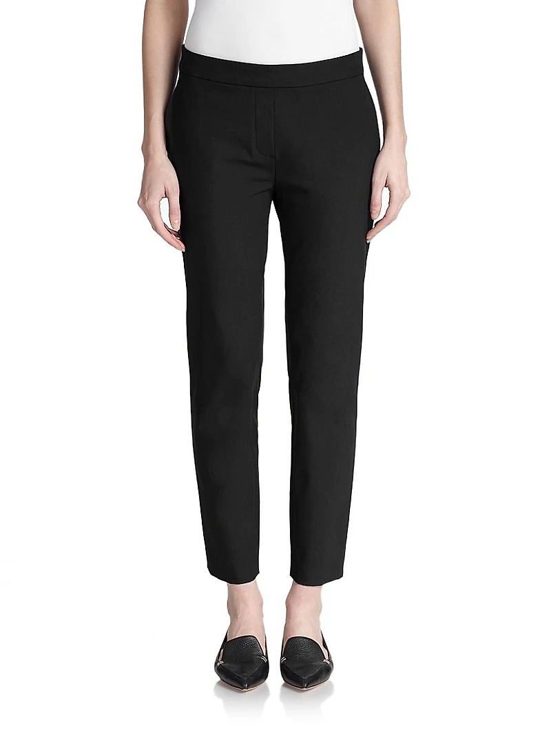 Thaniel Twill Slim-Fit Crop Pants