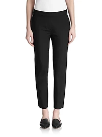 Thaniel Twill Slim-Fit Crop Pants