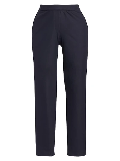 Thaniel Twill Slim-Fit Crop Pants