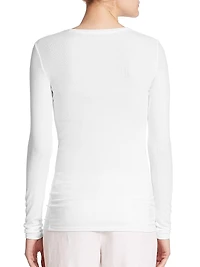 Long-Sleeve V-Neck Tee