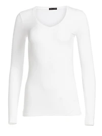 Long-Sleeve V-Neck Tee