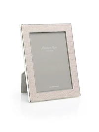 Croc-Embossed Photo Frame