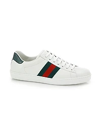 New Ace Crocodile-Embossed Sneakers