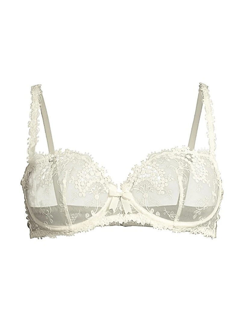 Wish Embroidered Demi Bra