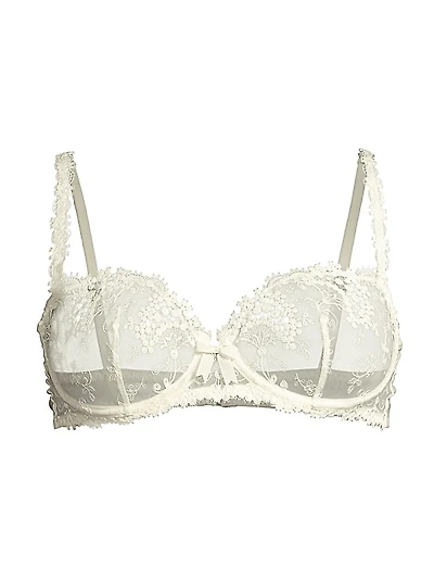 Wish Embroidered Demi Bra
