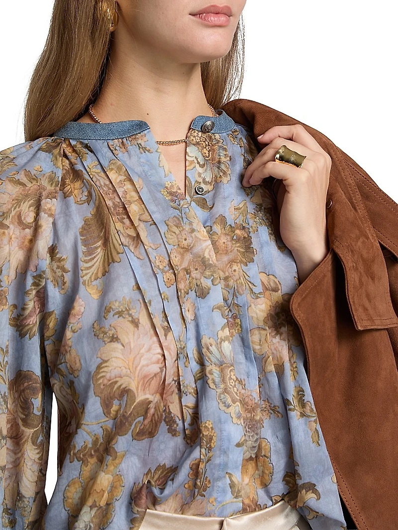 Stevie Cotton Peasant Blouse