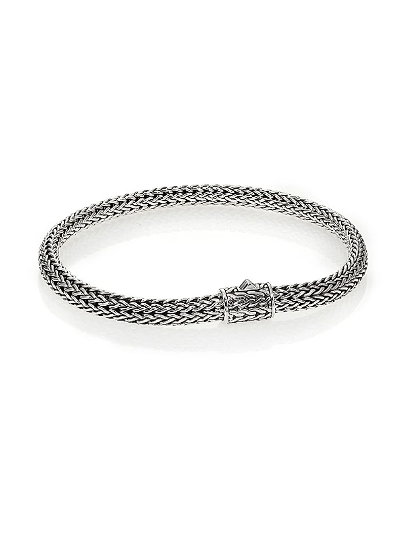 Classic Chain Sterling Silver Bracelet
