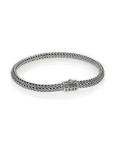 Classic Chain Sterling Silver Bracelet