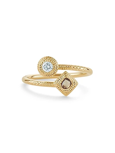 Talisman Essence Diamond & 18K Yellow Gold Ring