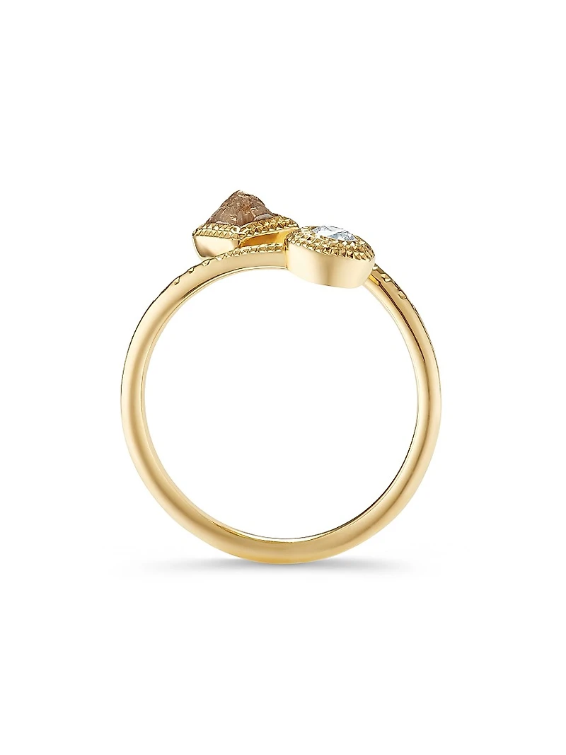 Talisman Essence Diamond & 18K Yellow Gold Ring