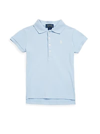 Little Girl's & Stretch Cotton Polo Shirt