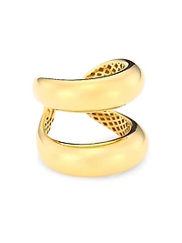 Classic 18K Yellow Gold Double-Band Ring