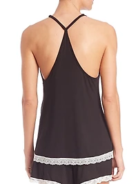 Pima Cotton Scalloped Racerback Camisole