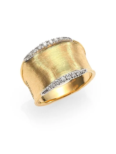 Lunaria Small 18K Yellow Gold & 0.14 TCW Diamond Ring
