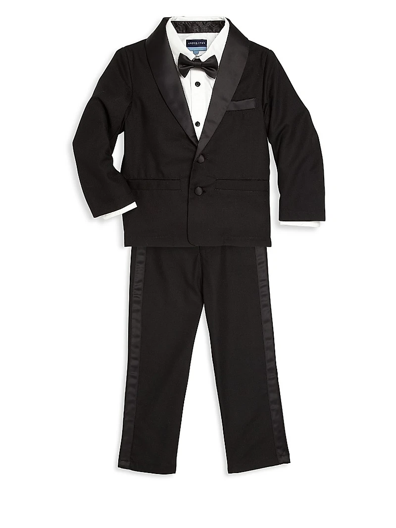 Little Boy's 4-Piece Tuxedo Set